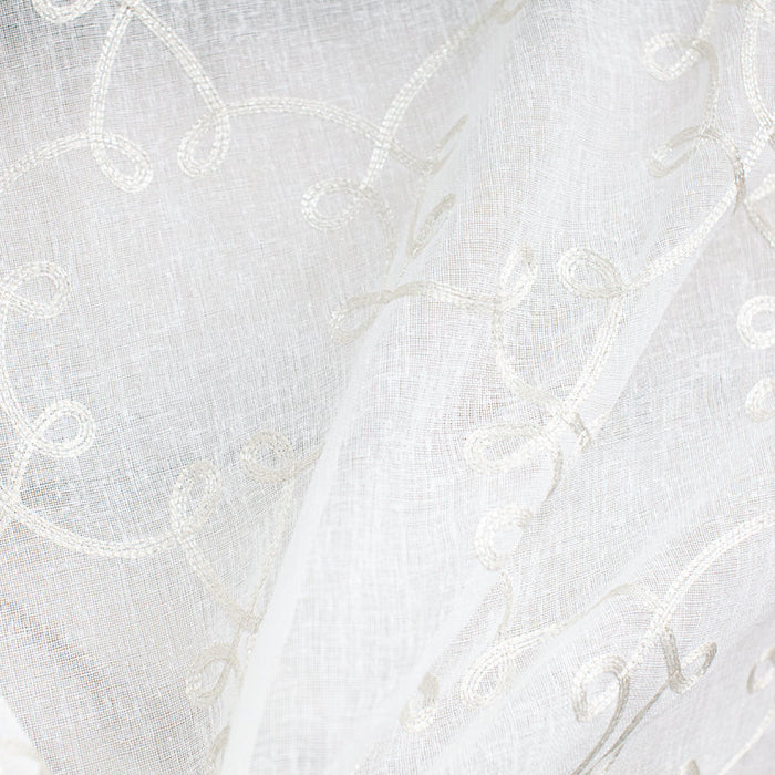 Embroidered Sheer Fabric