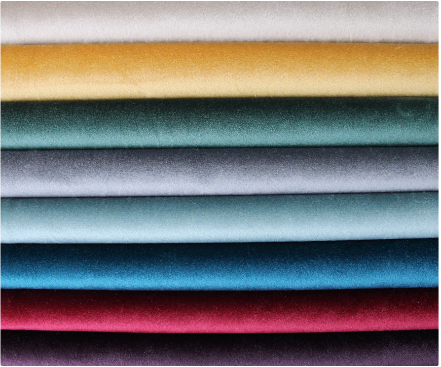 Solid Velvet For Drapery 