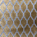 Alaya fabric in color Gold showcasing fabric geometric cut velvet upholstery fabric & drapery & curtain fabric.