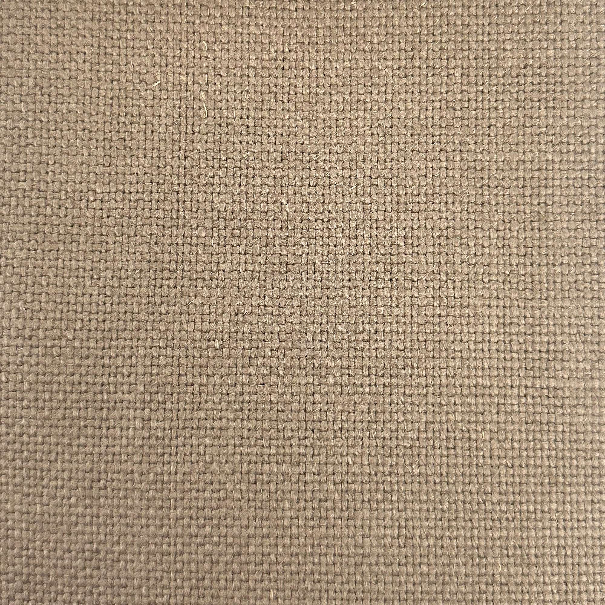 Alexa fabric in color Mocha showcasing fabric solid 100% linen upholstery fabric.