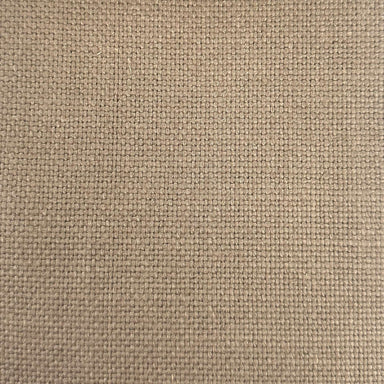 Alexa fabric in color Mocha showcasing fabric solid 100% linen upholstery fabric.