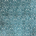 Alexandra fabric in color Turquoise showcasing fabric tribal cut velvet upholstery fabric & drapery & curtain fabric.