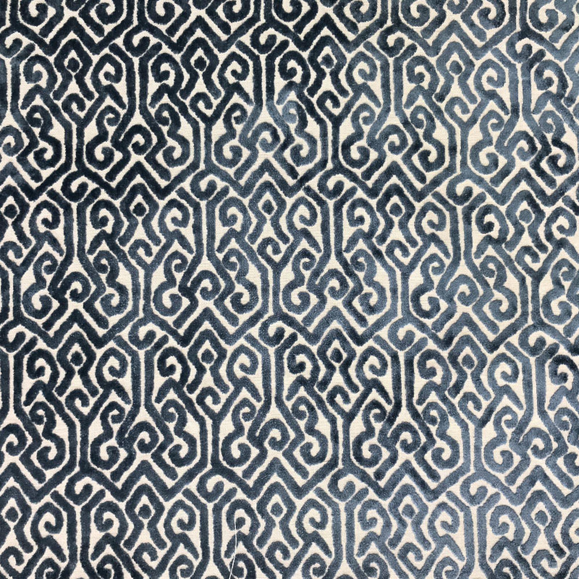 Ocean soft and smooth velvet fabric, ideal for luxurious upholstery and statement drapery