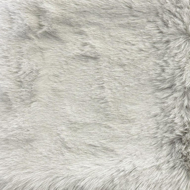 Bear fabric in color Silver showcasing fabric extremely soft faux bear-like fabric upholstery fabric.