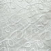 Club fabric in color White showcasing fabric embossed swirl upholstery fabric & drapery & curtain fabric.