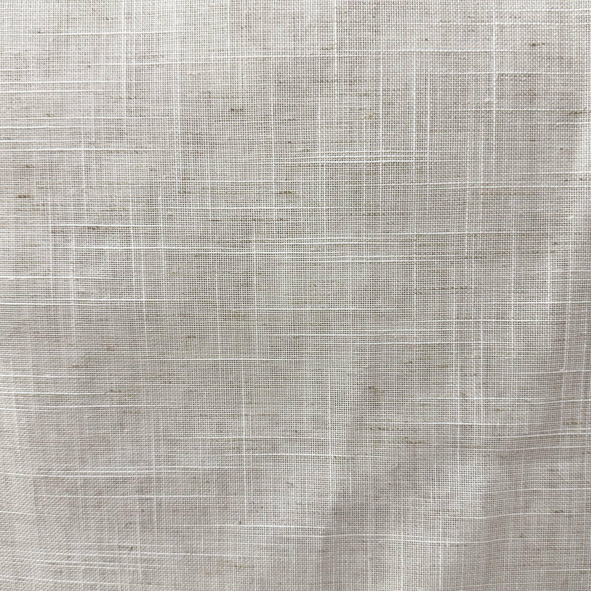 Declan fabric in color Ivory showcasing fabric solid sheer fabric drapery & curtain fabric.