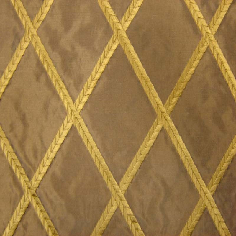 Fina Fabric | Diamond Embroidered Silk Fabric | Drapery & Curtain Fabric