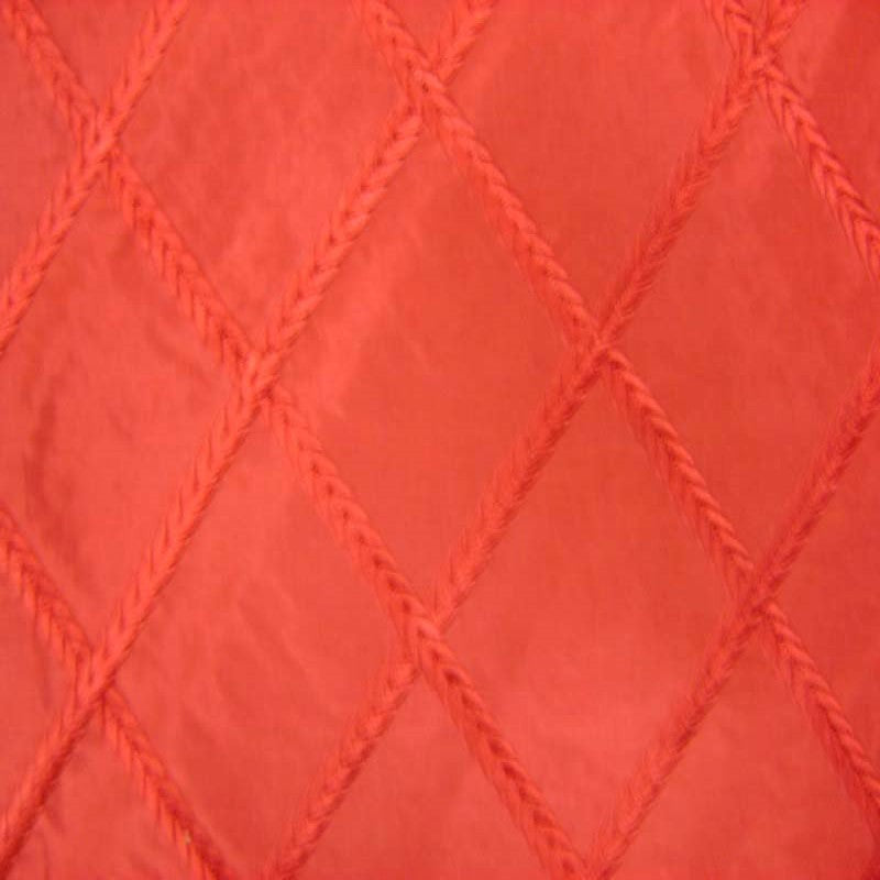 Fina Fabric | Diamond Embroidered Silk Fabric | Drapery & Curtain Fabric