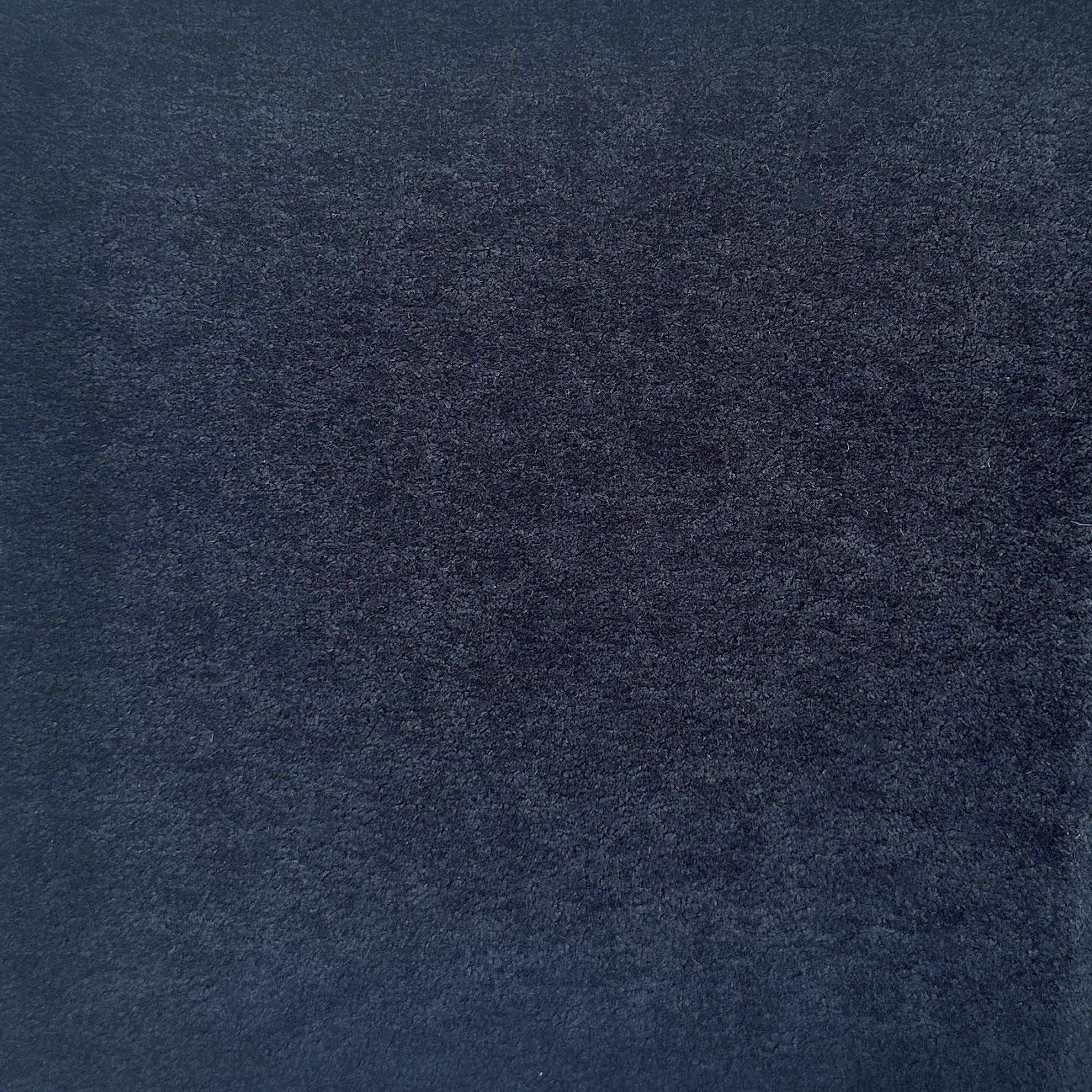 Hermes fabric in color Navy showcasing fabric solid chenille velvet upholstery fabric.