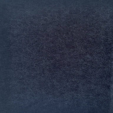 Hermes fabric in color Navy showcasing fabric solid chenille velvet upholstery fabric.