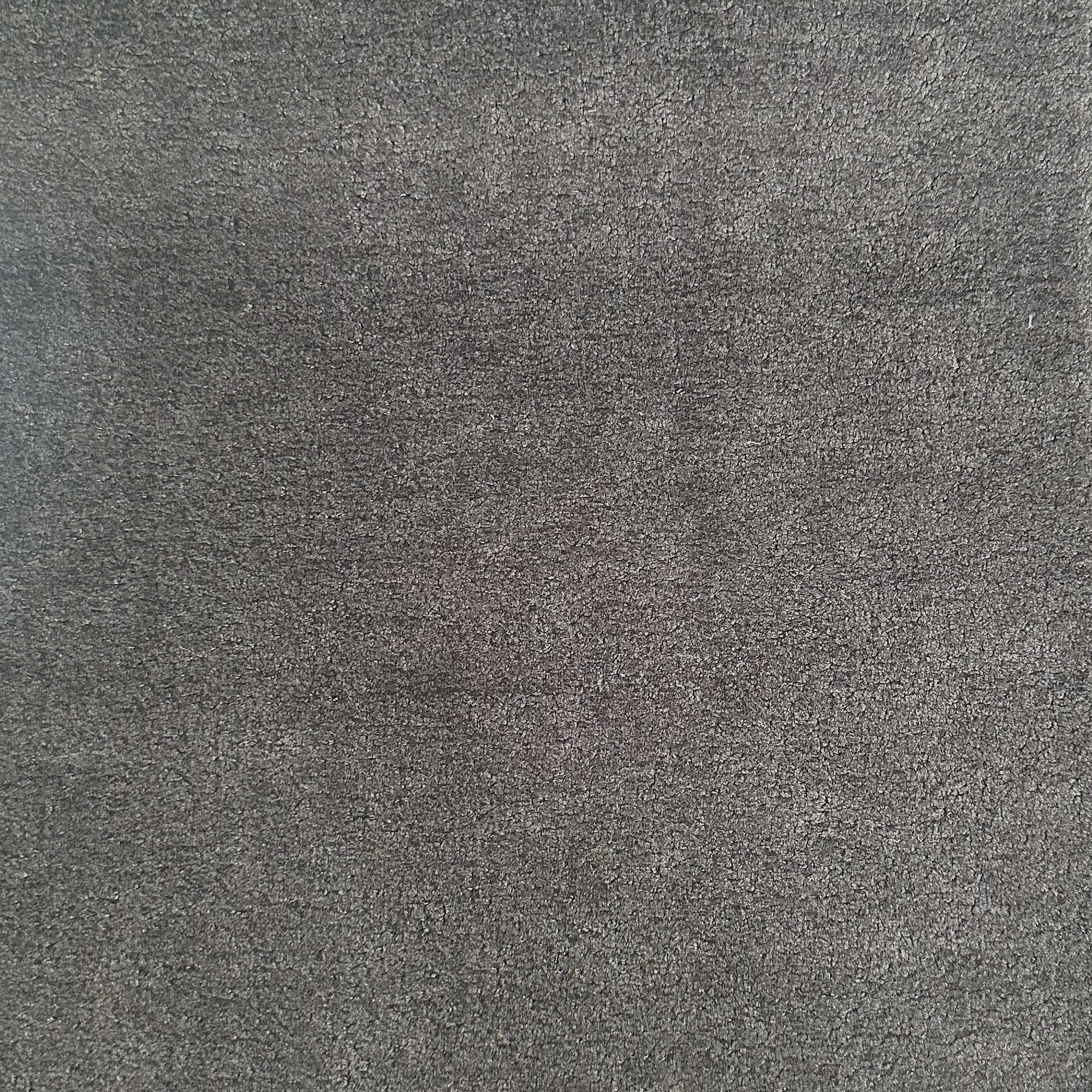 Hermes fabric in color Charcoal showcasing fabric solid chenille velvet upholstery fabric.