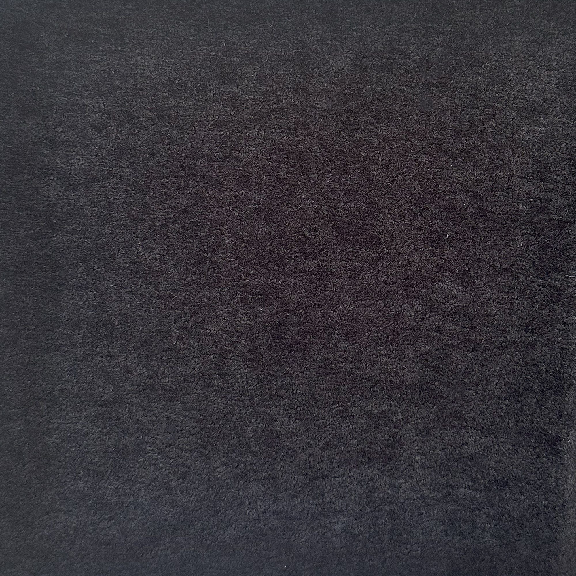 Hermes fabric in color Black showcasing fabric solid chenille velvet upholstery fabric.