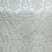 Lafayette fabric in color White showcasing fabric embossed damask pattern upholstery fabric & drapery & curtain fabric.