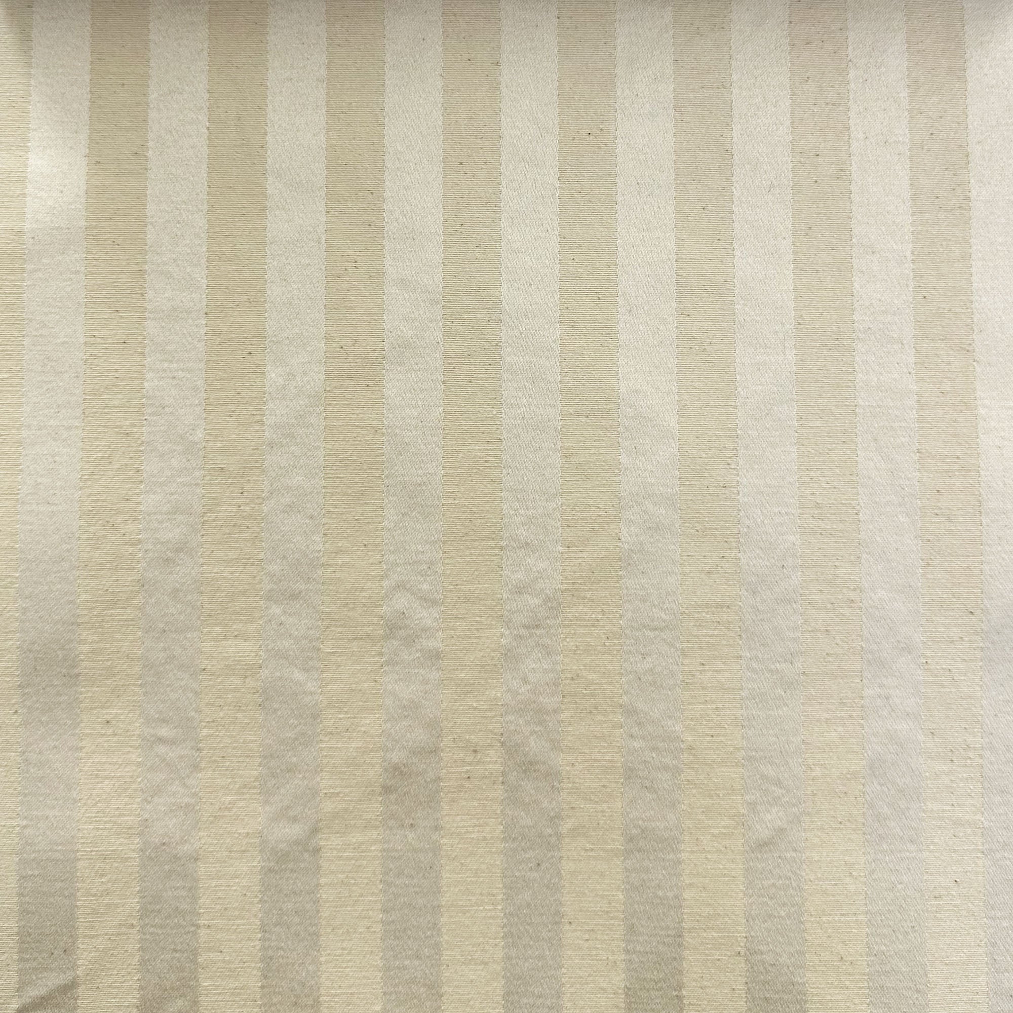 Lily fabric in color Natural/Washed showcasing fabric embossed striped jacquard upholstery fabric & drapery & curtain fabric.