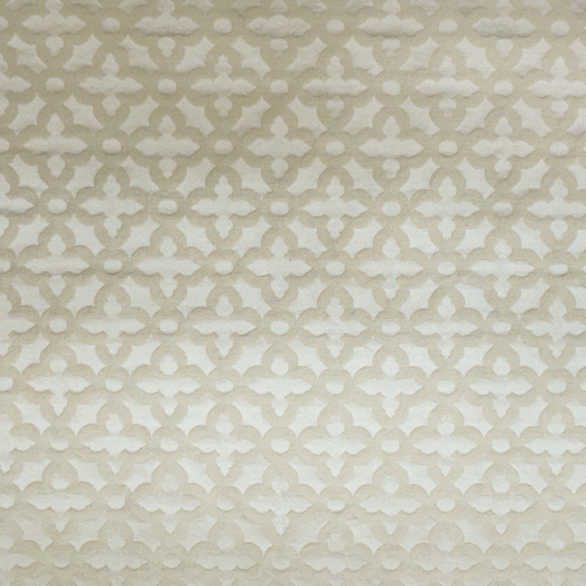 Livia fabric in color Natural/Washed showcasing fabric embossed geometric design upholstery fabric & drapery & curtain fabric.
