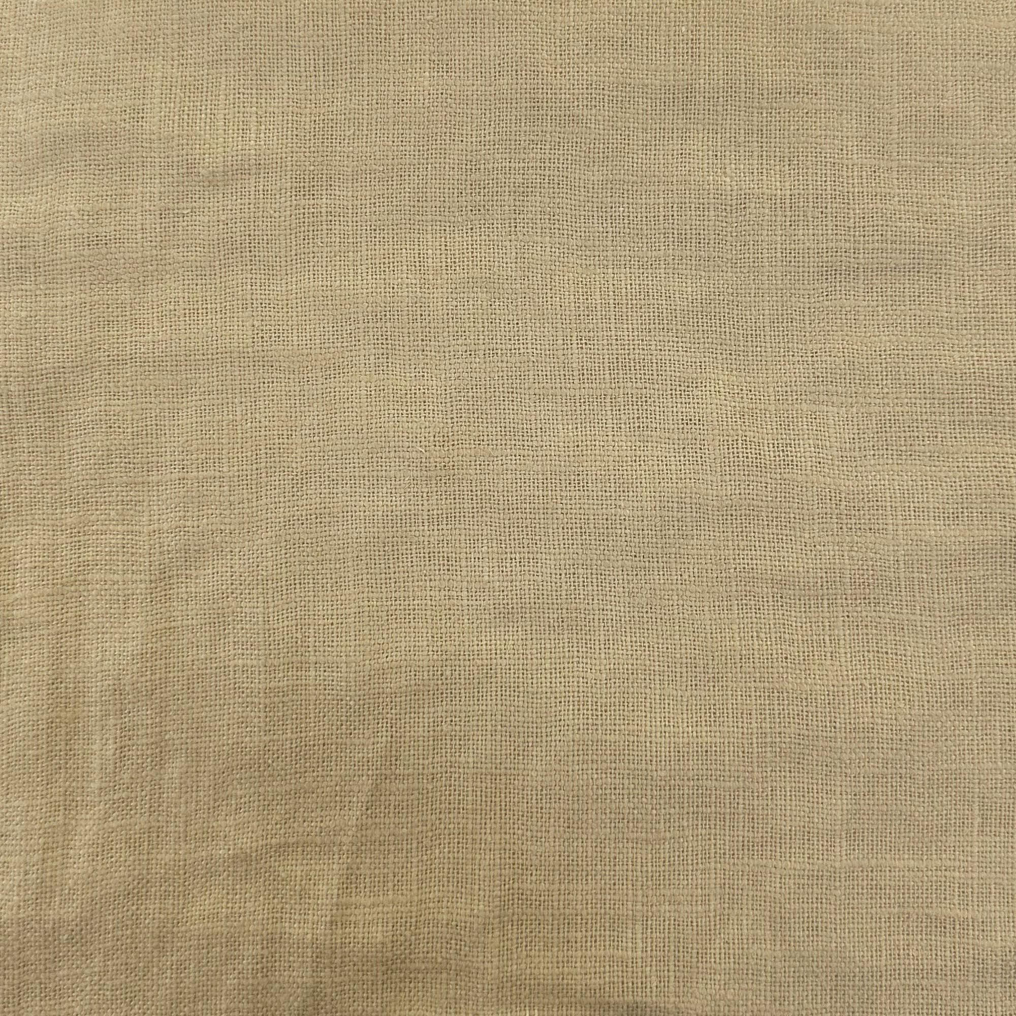 Logan fabric in color Stone showcasing fabric solid 100% linen upholstery fabric & drapery & curtain fabric.