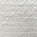 Magda fabric in color White showcasing fabric shiny diamond/round shaped damask embossed jacquard drapery & curtain fabric.