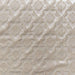 Magda fabric in color Champagne showcasing fabric shiny diamond/round shaped damask embossed jacquard drapery & curtain fabric.