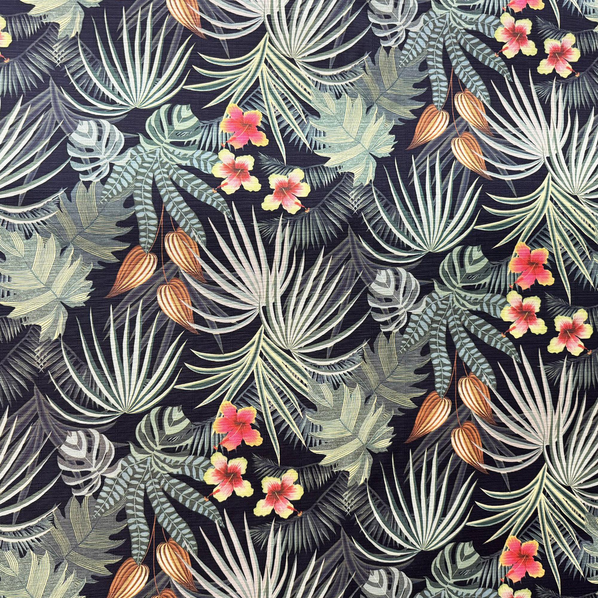 Dominica fabric in color Multi showcasing fabric outdoor floral fabric upholstery fabric.