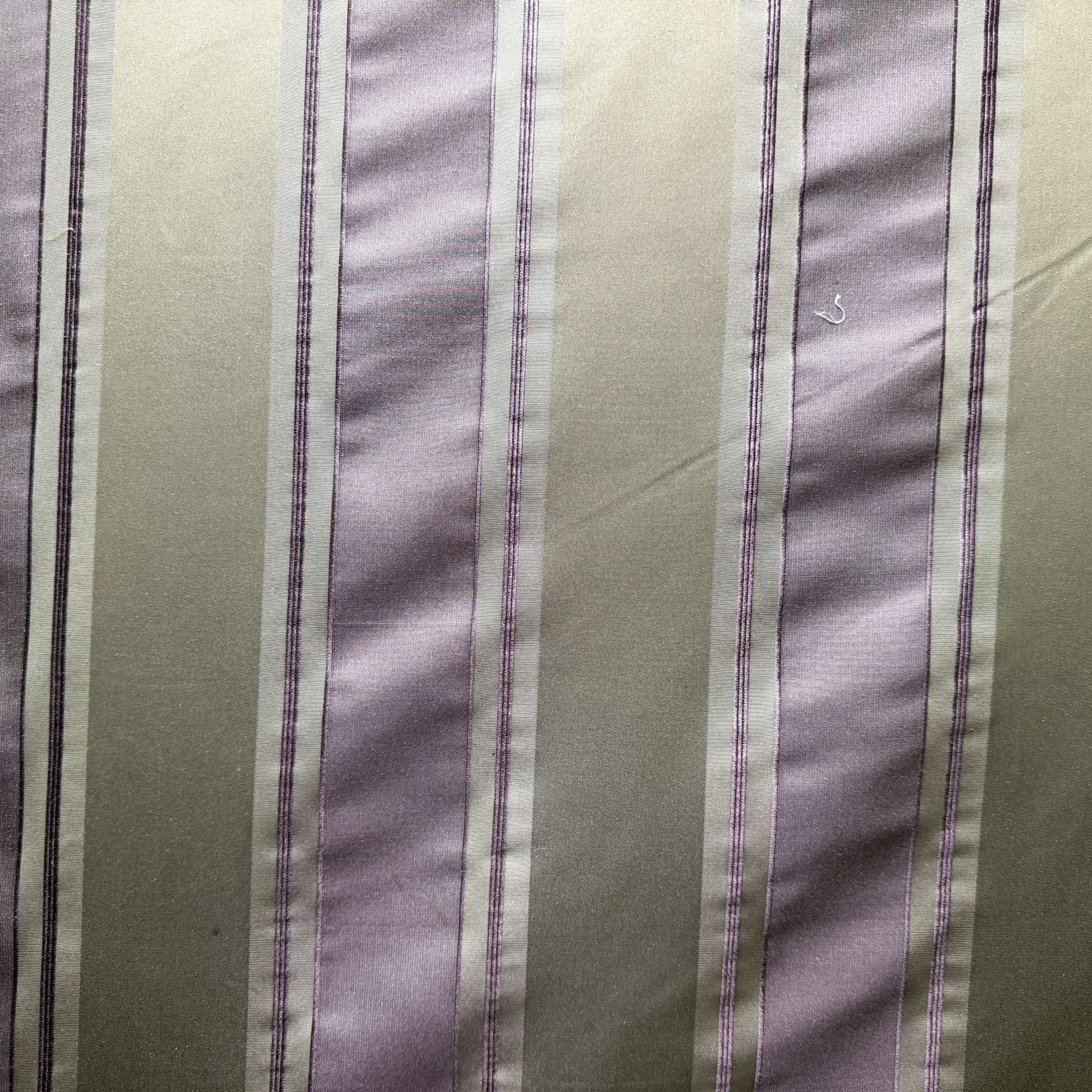 Paladio Fabric | Two-Toned Stripe Silk Fabric | Drapery & Curtain Fabric