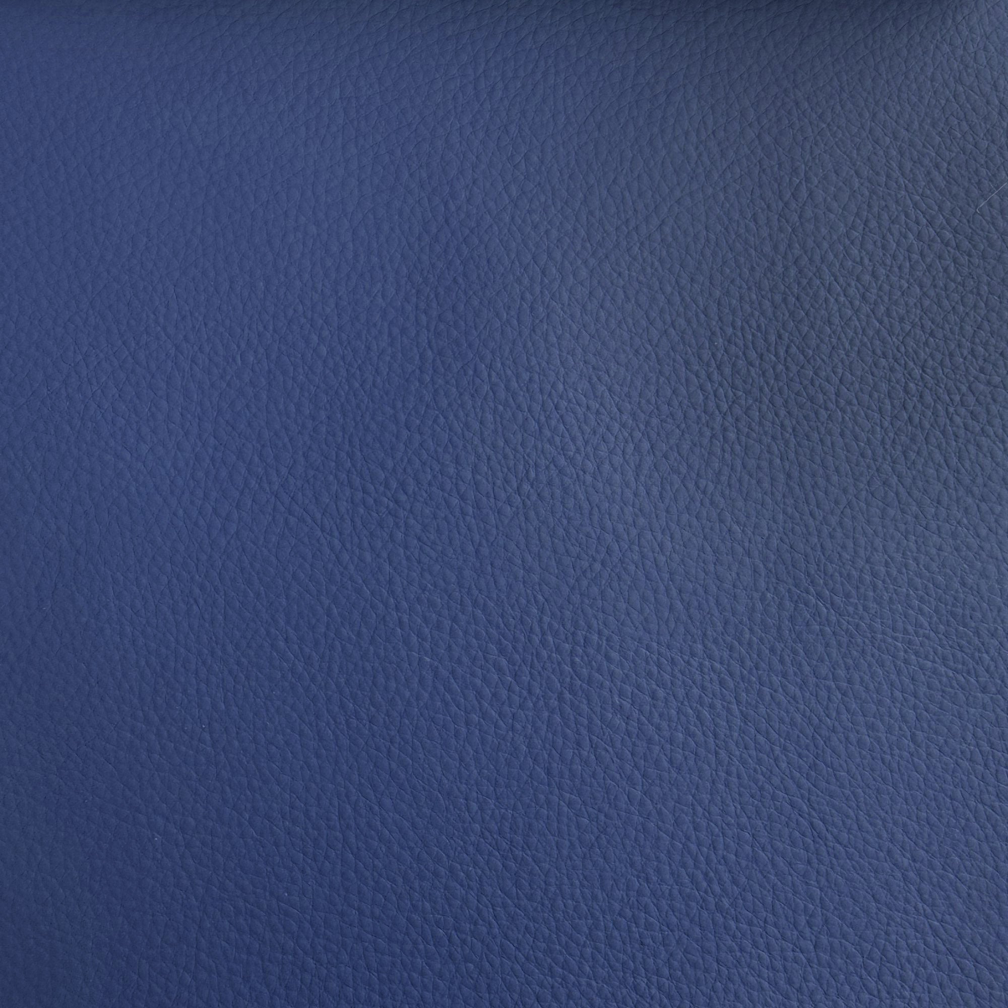 Pelle fabric in color Navy showcasing fabric solid faux leather upholstery fabric.