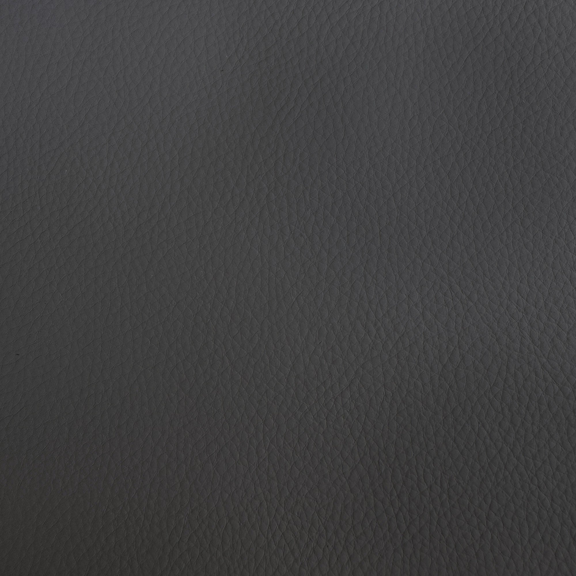 Pelle fabric in color Black showcasing fabric solid faux leather upholstery fabric.