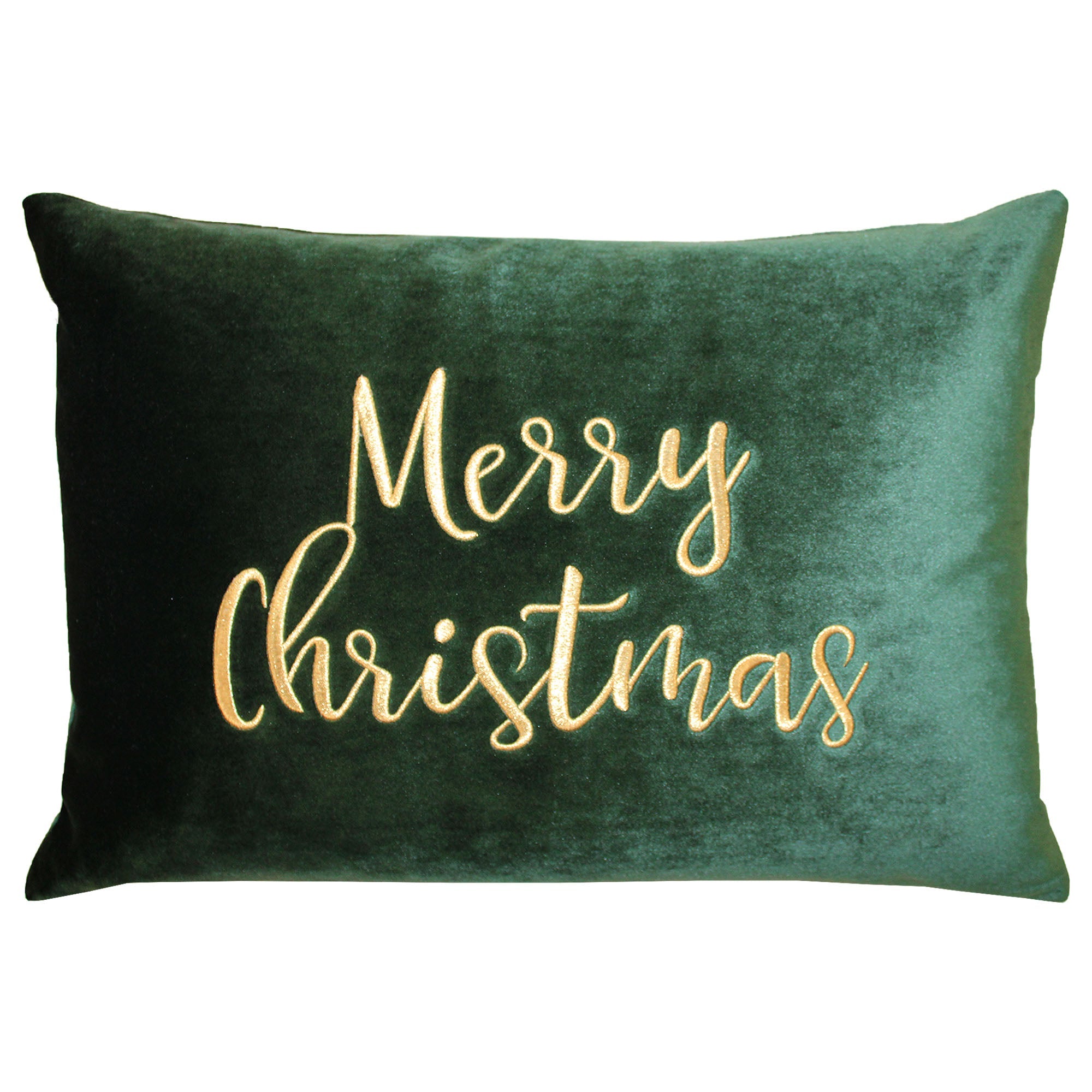 "Merry Christmas" Embroidery Pillows | Size 14X20