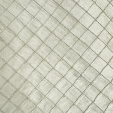 Raja Fabric | Solid Small Diamond Geometric Silk Fabric | Drapery & Curtain Fabric