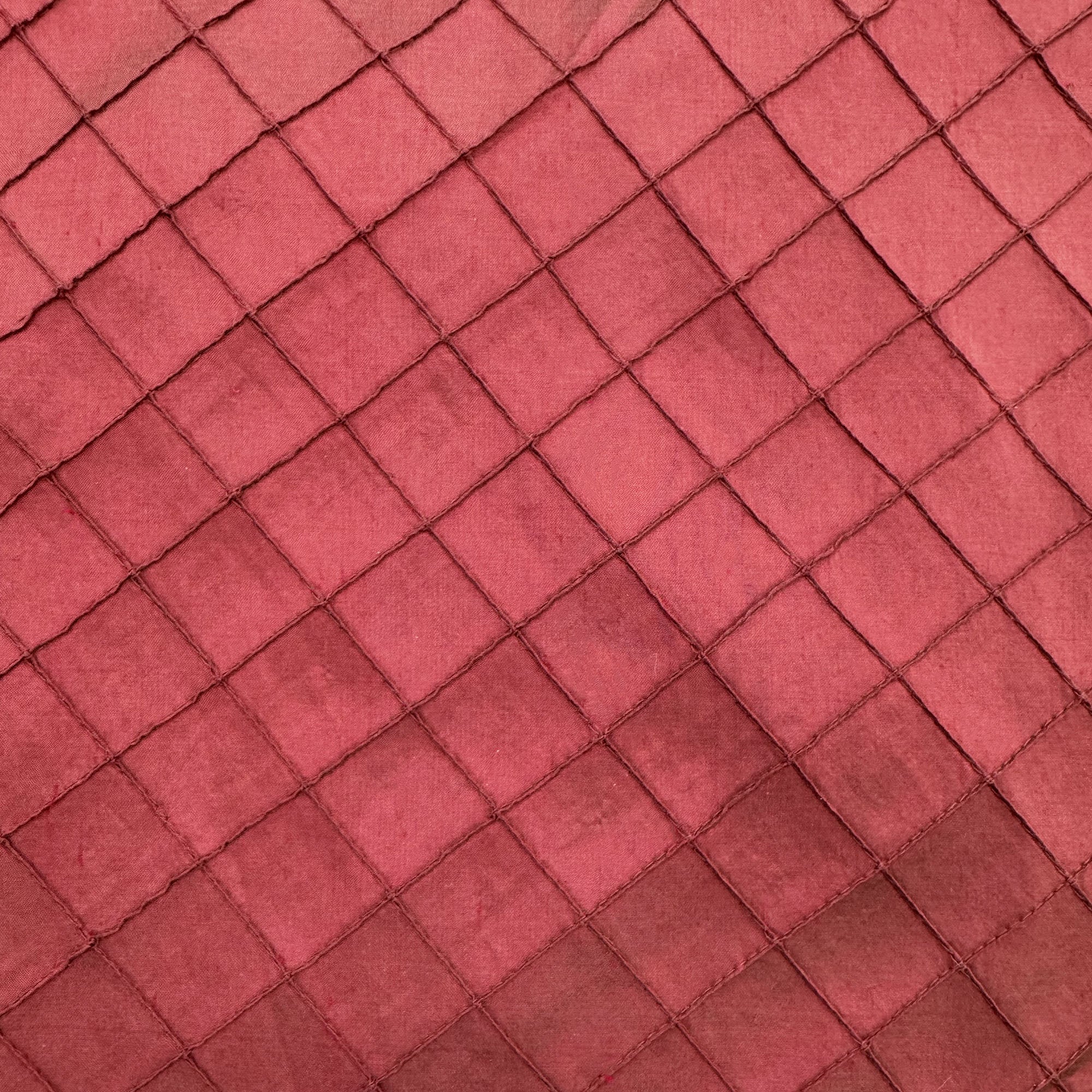 Raja Fabric | Solid Small Diamond Geometric Silk Fabric | Drapery & Curtain Fabric