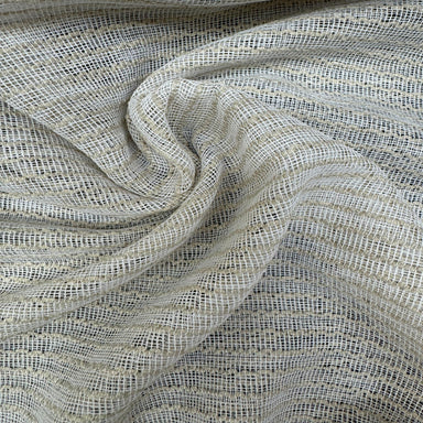 Ramona Fabric | Net-Like Sheer Strip Fabric | Drapery & Curtain Fabric