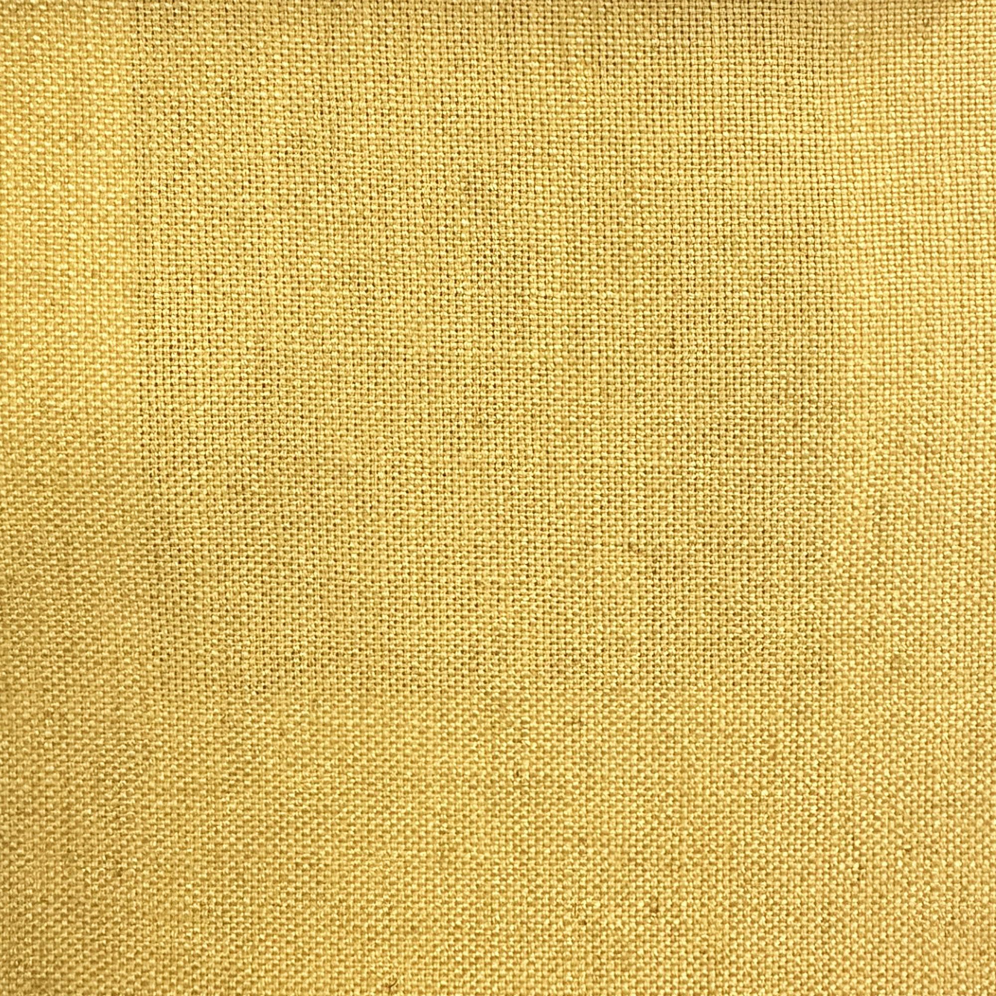 Saint fabric in color Yellow showcasing fabric solid linen blend drapery & curtain fabric.