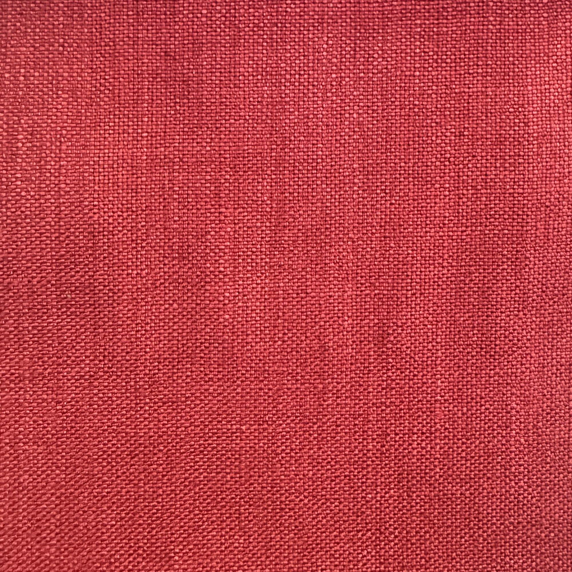 Saint fabric in color Red showcasing fabric solid linen blend drapery & curtain fabric.