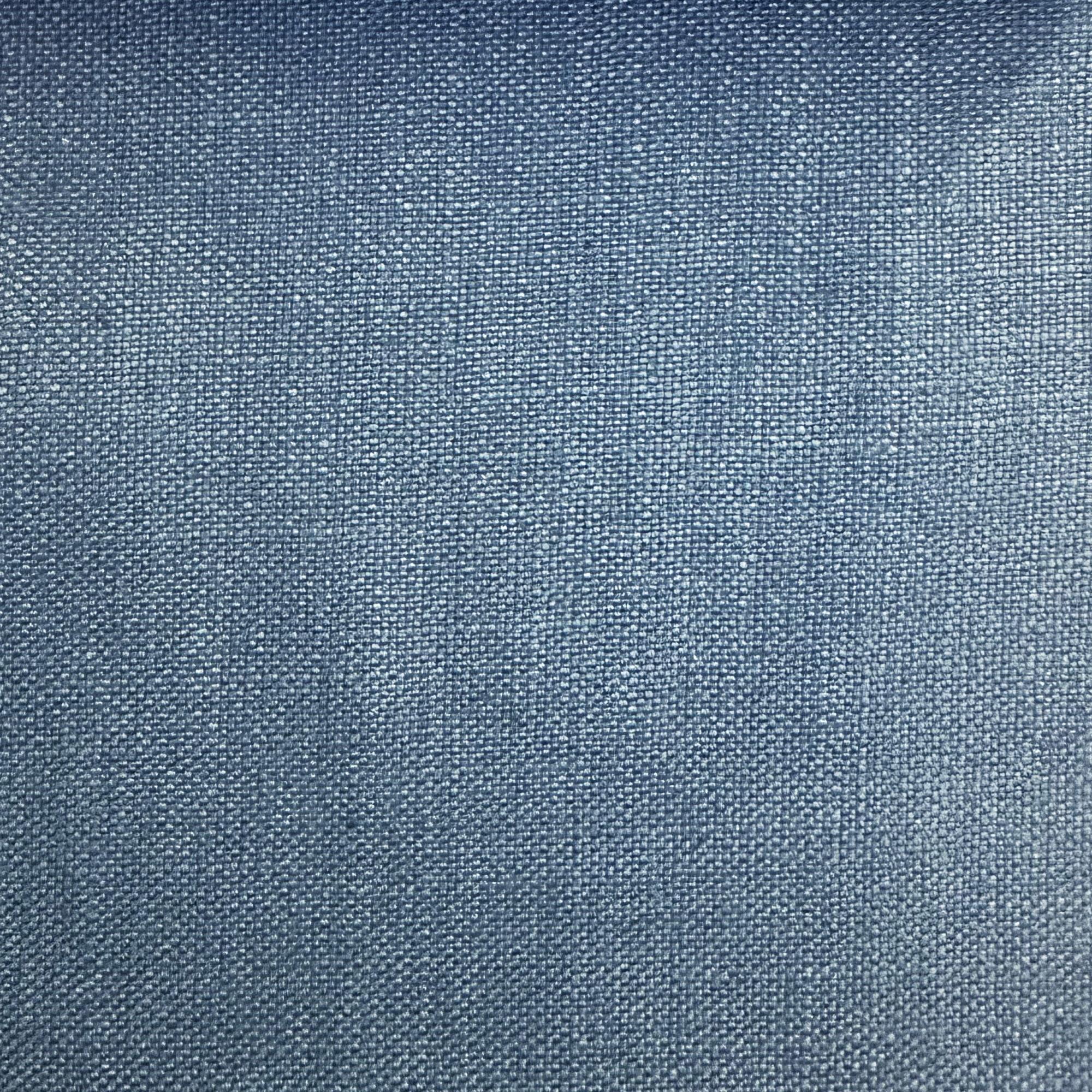 Saint fabric in color Navy showcasing fabric solid linen blend drapery & curtain fabric.