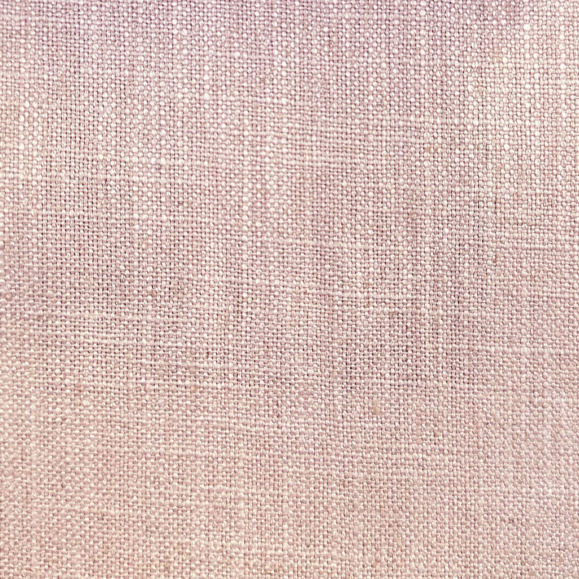 Saint fabric in color Blush showcasing fabric solid linen blend drapery & curtain fabric.