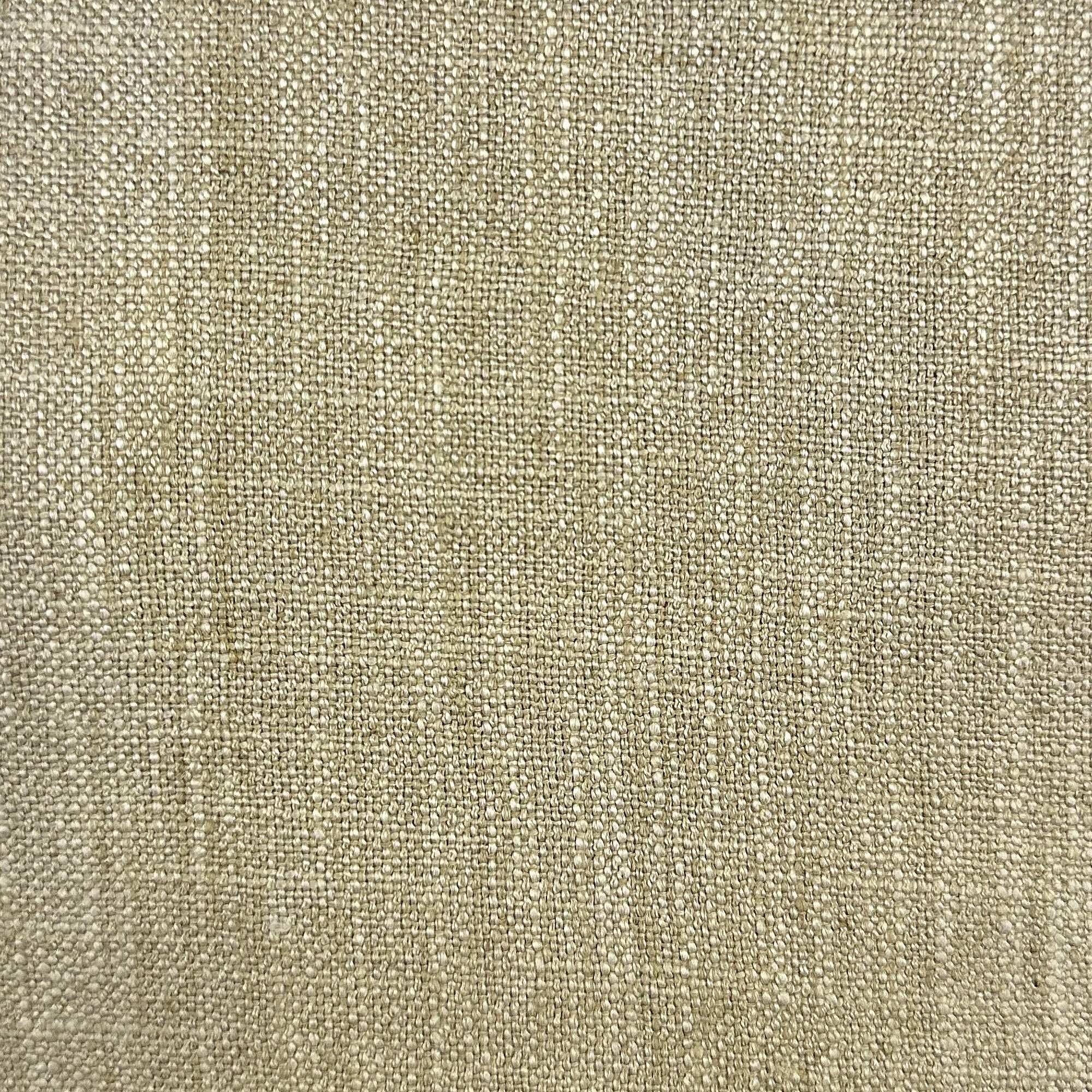 Saint fabric in color Taupe showcasing fabric solid linen blend drapery & curtain fabric.