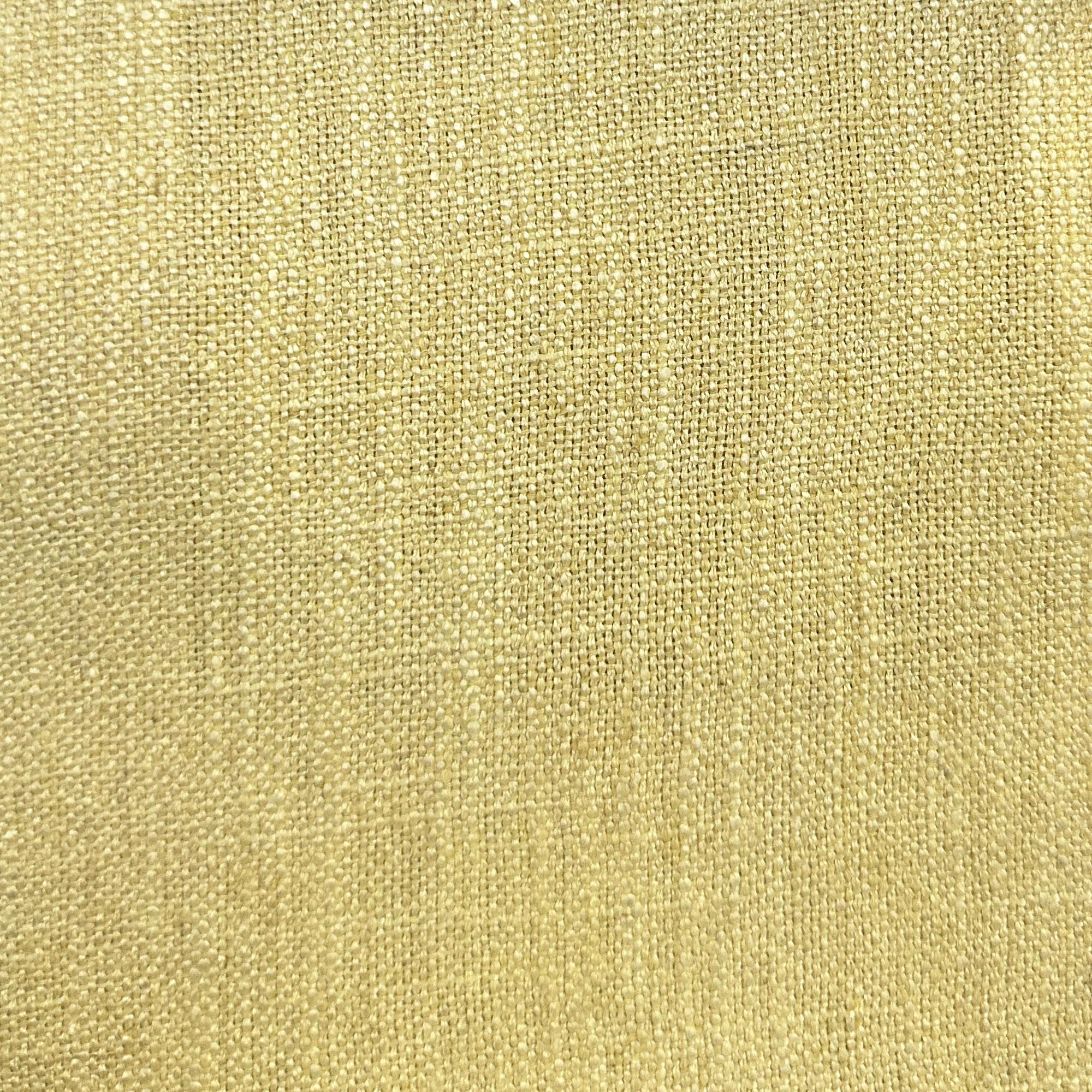 Saint fabric in color Sunshine showcasing fabric solid linen blend drapery & curtain fabric.