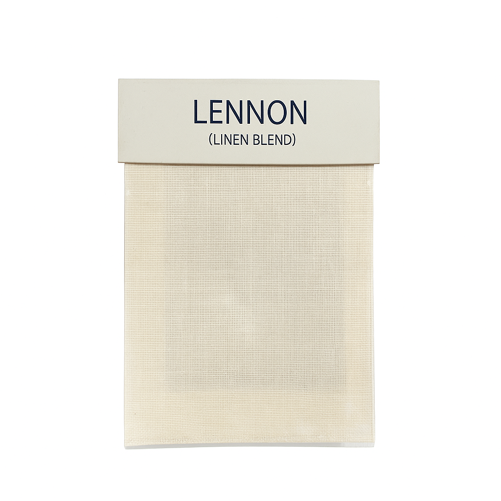 Lennon Fabric | Solid Linen Blend |  Sample Book