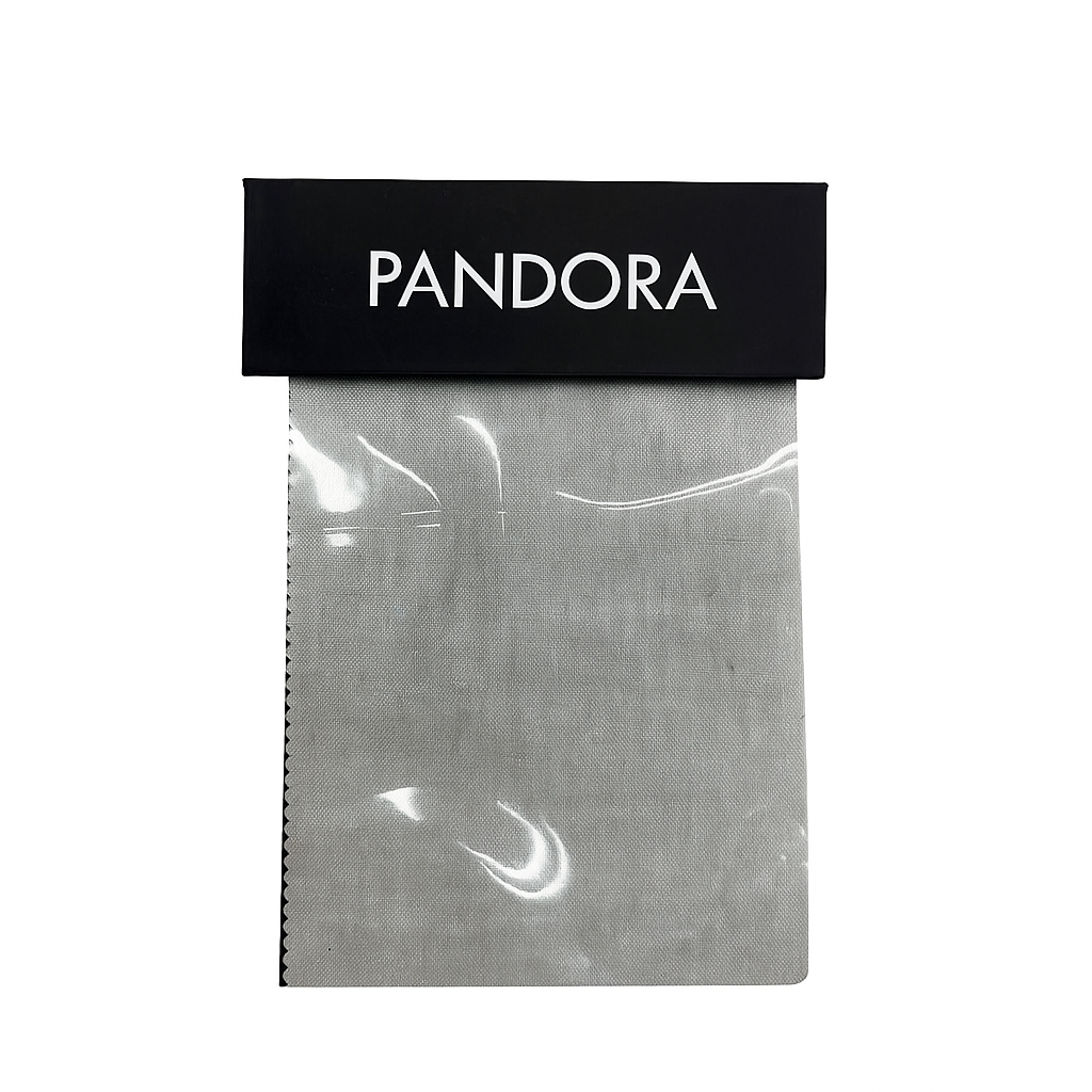 Pandora Fabric | Textured Metallic Linen Look | Sample Book