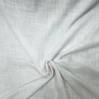 Shira fabric in color White showcasing fabric solid sheer fabric drapery & curtain fabric.