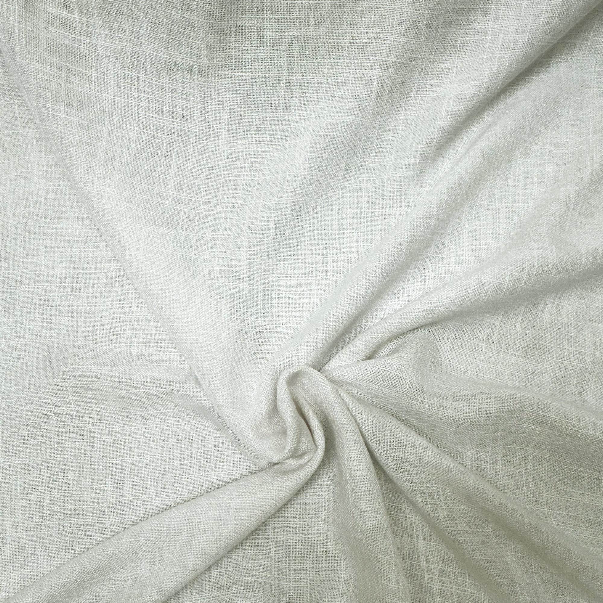 Shira fabric in color Ivory showcasing fabric solid sheer fabric drapery & curtain fabric.