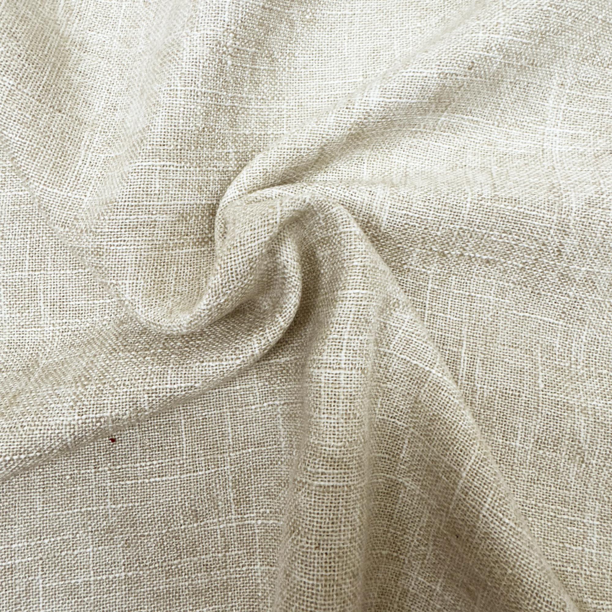 Shira fabric in color Flax showcasing fabric solid sheer fabric drapery & curtain fabric.