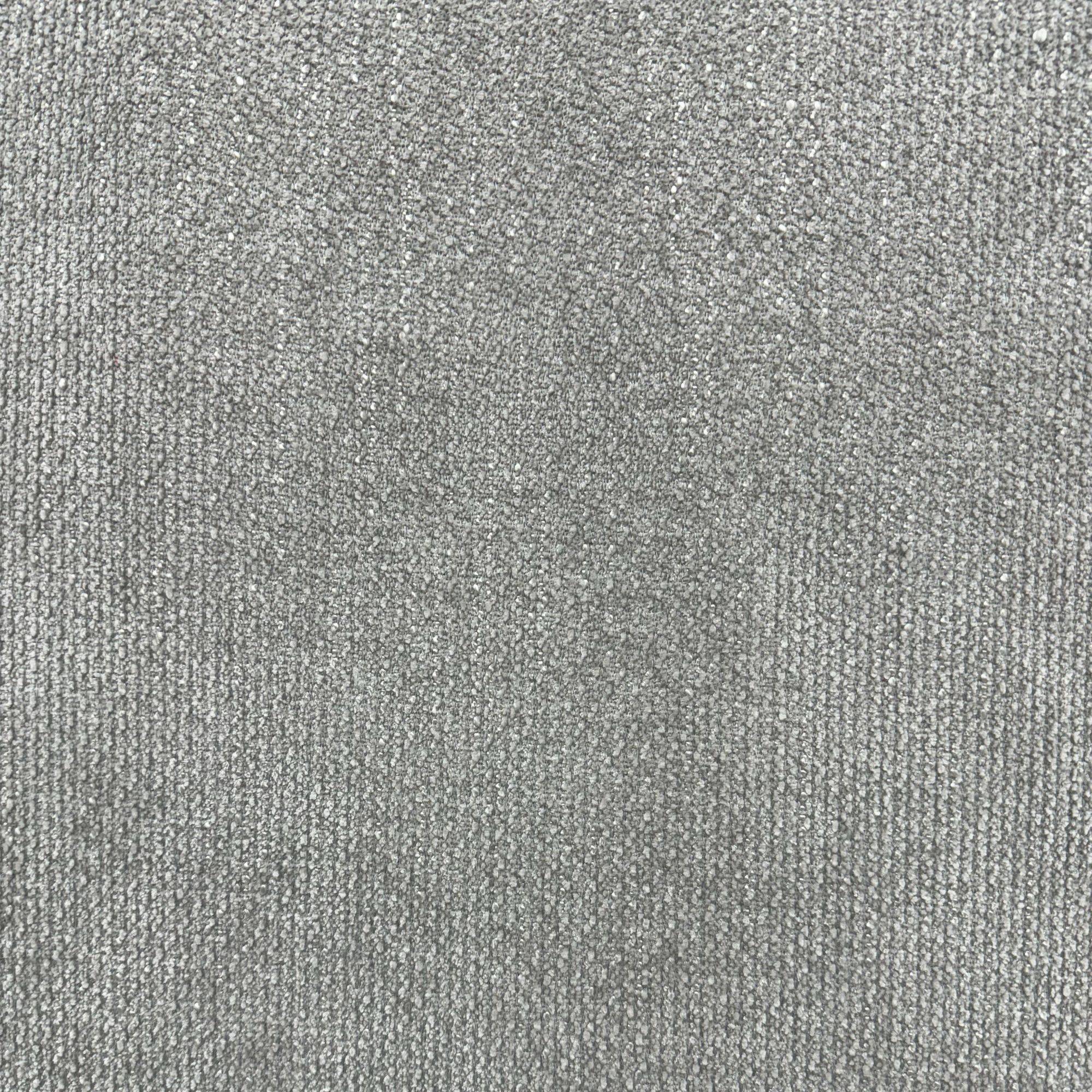 Tiesto fabric in color Silver showcasing fabric solid chenille upholstery fabric & drapery & curtain fabric.