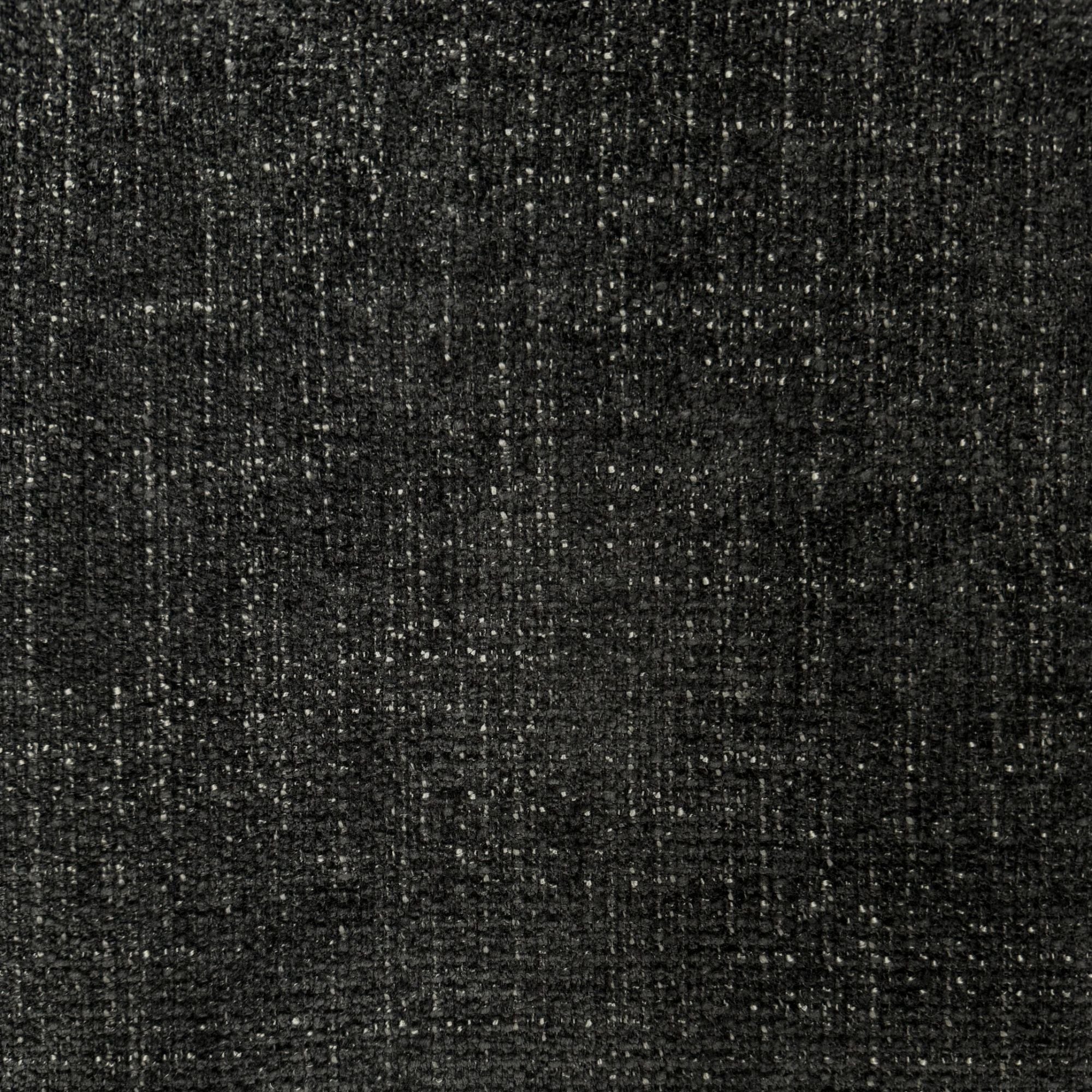 Tiesto fabric in color Ebony showcasing fabric solid chenille upholstery fabric & drapery & curtain fabric.