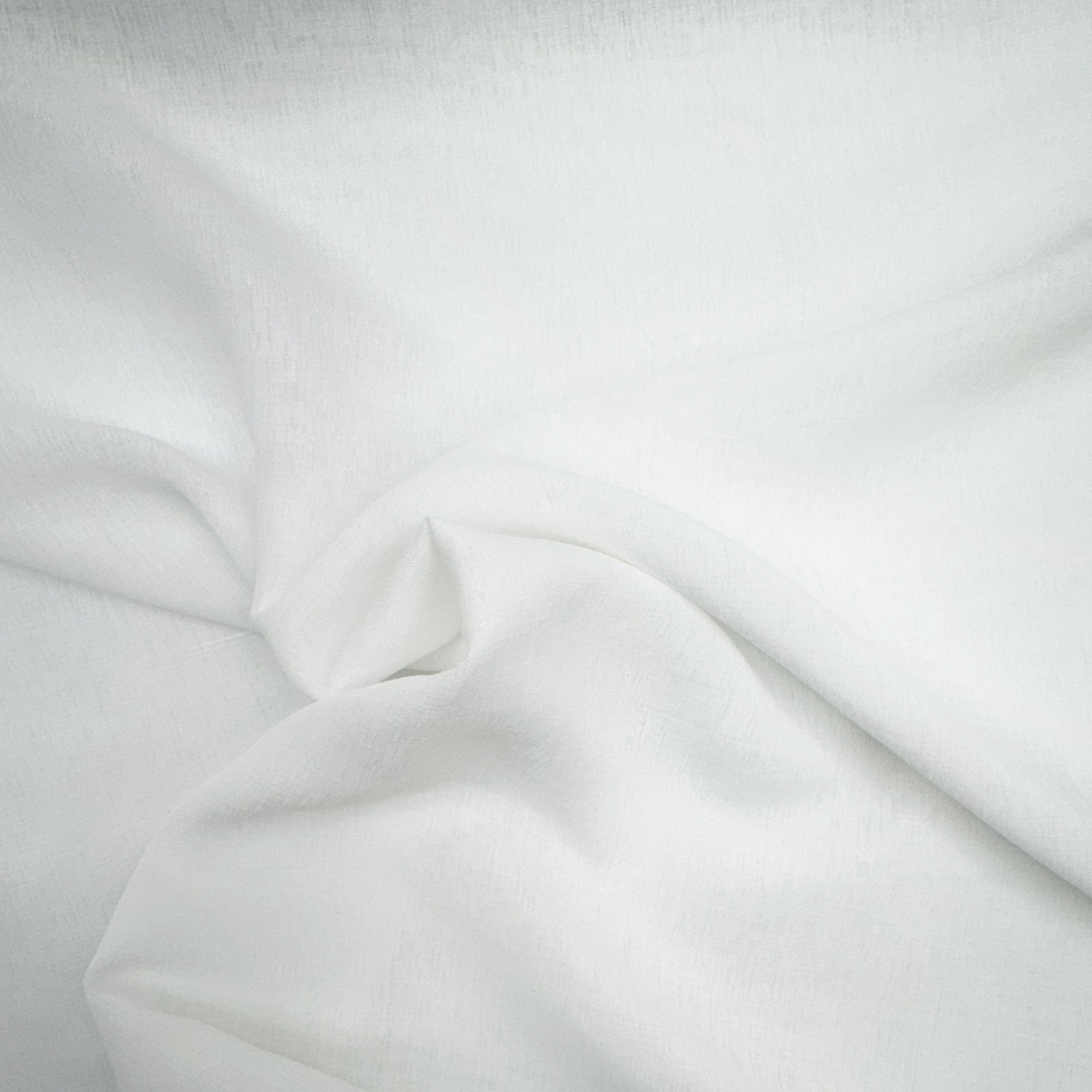 Tucker fabric in color White showcasing fabric solid sheer fabric drapery & curtain fabric.