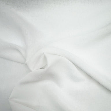 Tucker fabric in color White showcasing fabric solid sheer fabric drapery & curtain fabric.