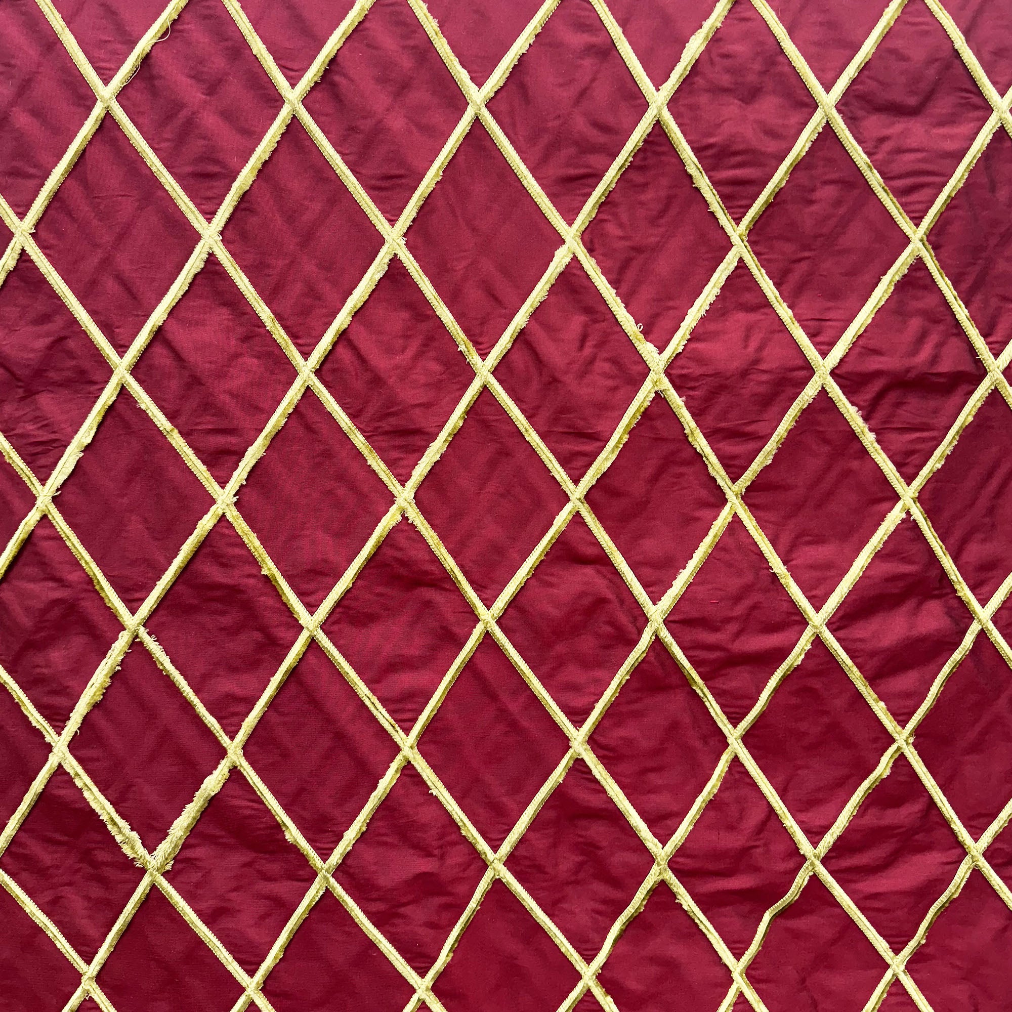 Venus Fabric | Diamond Geometric Silk Fabric | Drapery & Curtain Fabric