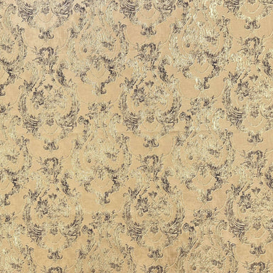 Zalara fabric in color Gold showcasing fabric textured damask faux silk upholstery fabric & drapery & curtain fabric.