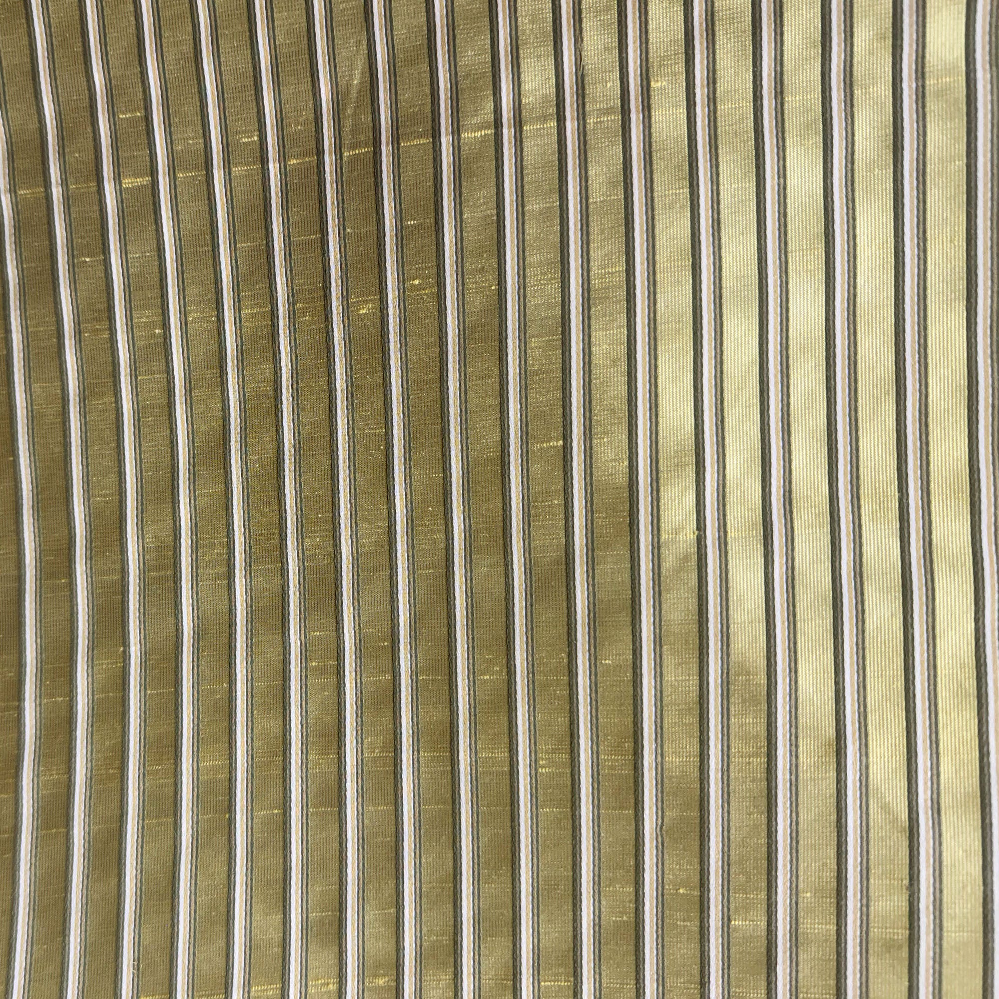 Zarela Fabric | Shiny Thin Stripe Silk Fabric | Drapery & Curtain Fabric