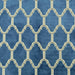 Alaya fabric in color Royal showcasing fabric geometric cut velvet upholstery fabric & drapery & curtain fabric.