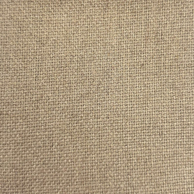 Alexa fabric in color Beige showcasing fabric solid 100% linen upholstery fabric.
